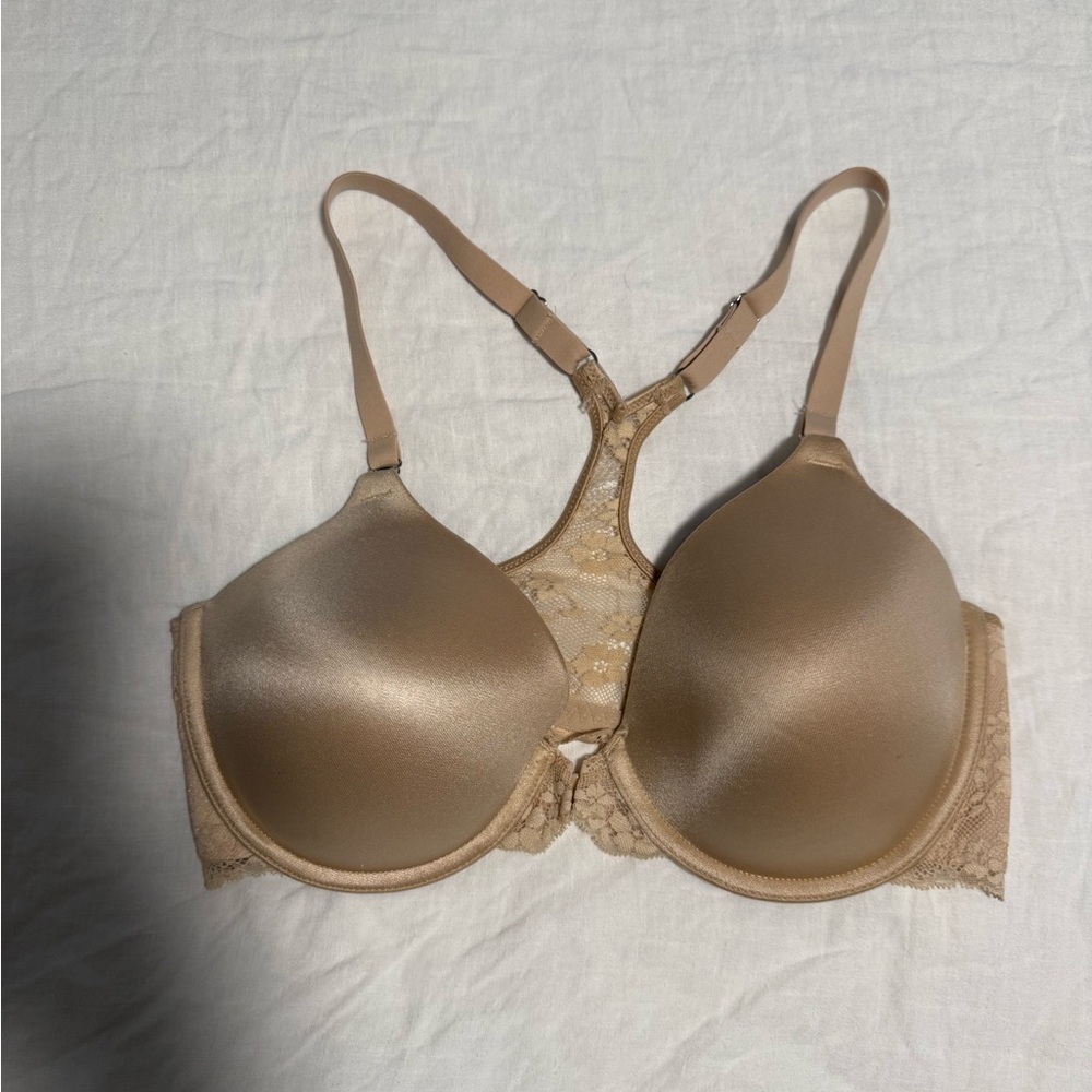 Maidenform racerback bra with front closure